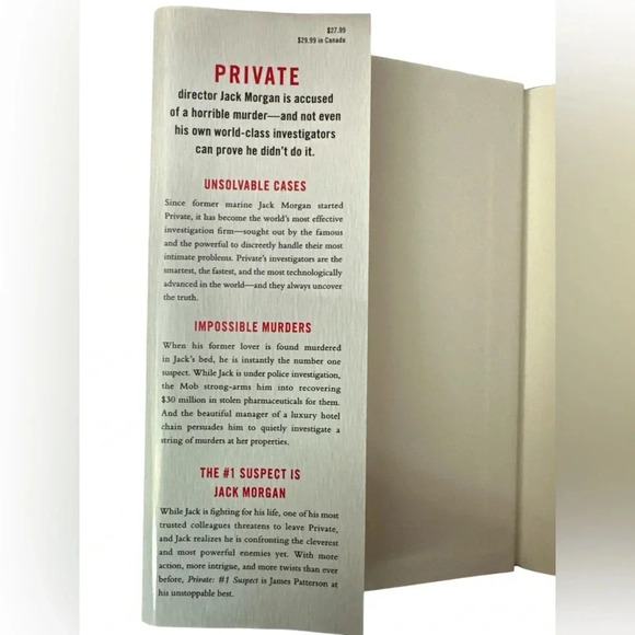 James Patterson Private hardback book - Picture 2 of 3